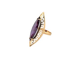 anillo oro 18k con piedra con circonita