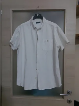 Camicia uomo bianca manica corta