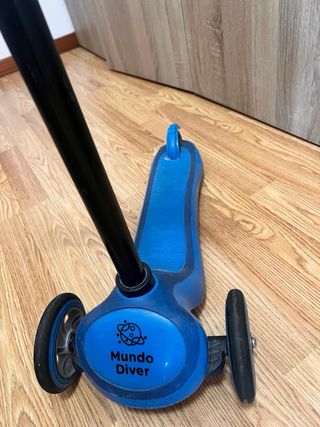 Patin infantil 3 ruedas azul