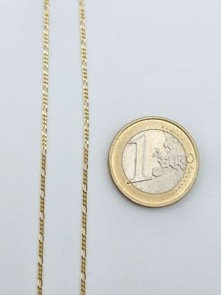 Cadena de Oro 18K, Cartier 3x1, 1,9gr, 40cm