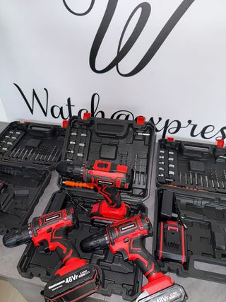 Trapano Avvitatore Con 2 Batterie 48v e Accessori