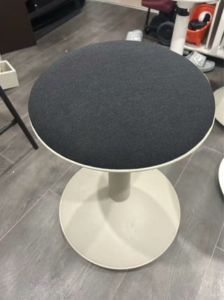 Taburete Ikea Azul y Blanco
