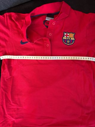 Polo FC Barcelona Mujer Nike Rojo