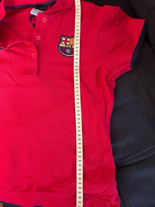 Polo FC Barcelona Mujer Nike Rojo