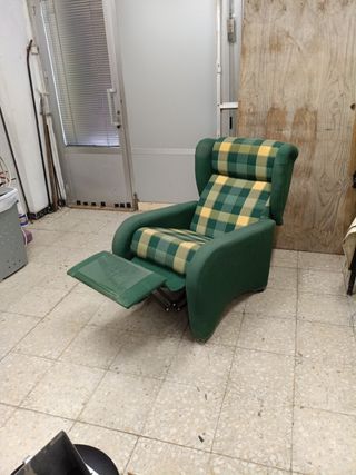Sillón reclinable estampado