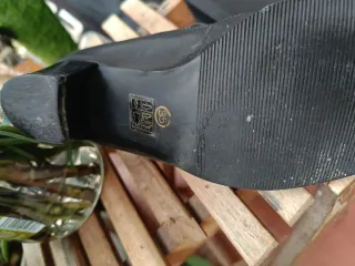Zapatos de piel baile negros y marrones