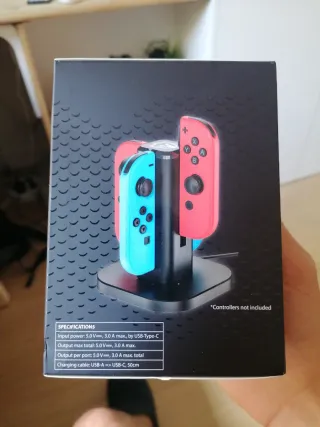 Estación Carga Mandos Nintendo Switch Battletron