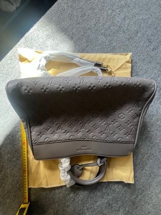 Bolso  piel gris