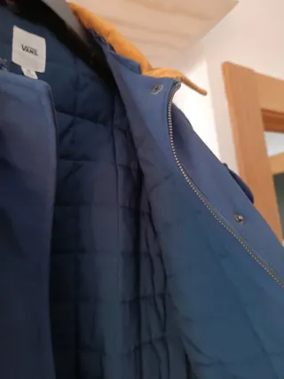 Abrigo Vans Azul y Marrón