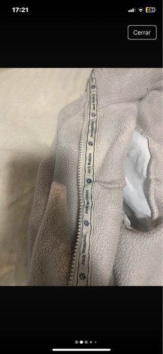 Chaqueta Jack Wolfskin Beige