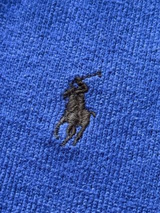 Jersey Ralph Lauren cremallera 1/4 azul