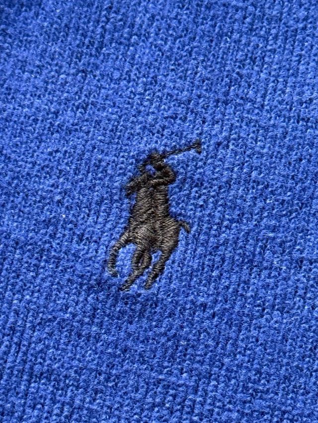 Jersey Ralph Lauren cremallera 1/4 azul