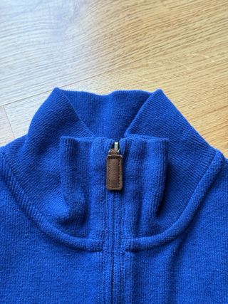 Jersey Ralph Lauren cremallera 1/4 azul