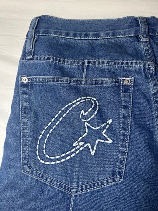 Pantalón Vaquero Corteiz Azul Hombre