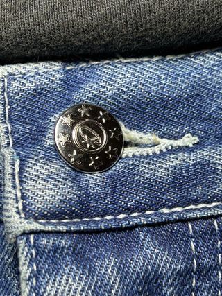 Pantalón Vaquero Corteiz Azul Hombre