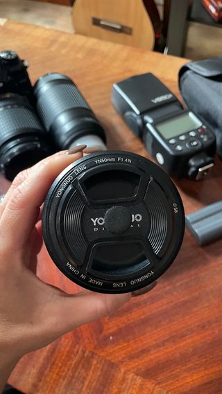 Cámara Nikon D7500 + Lentes y Accesorios