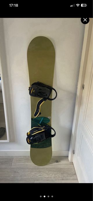 Tabla Snowboard Warburton Amarilla