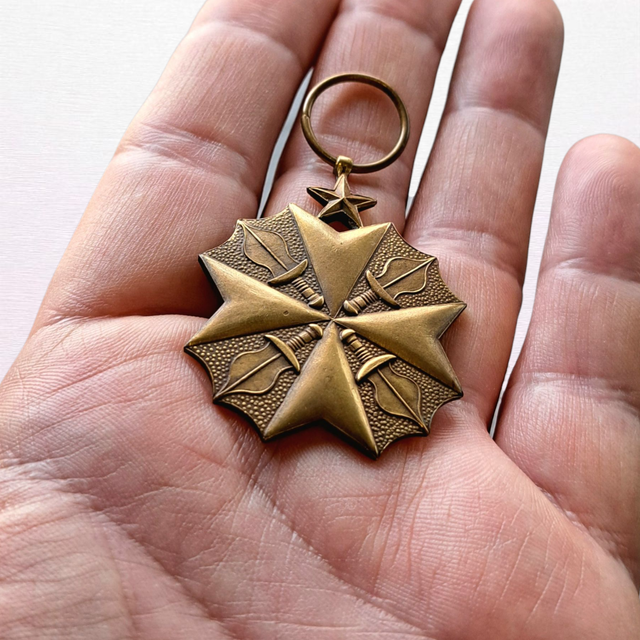 RARA Medalla al Mérito Cívico Original Congo Belga