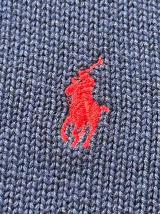 Jersey Ralph Lauren Botones Azul Marino