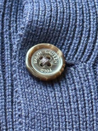 Jersey Ralph Lauren Botones Azul Marino