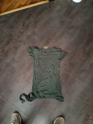 Camiseta Desigual verde talla XS