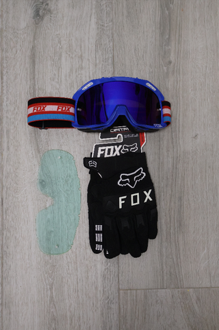 Pack FOX: Gafas + Guantes + Lente Extra 188