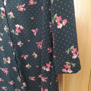 Vestido camisero estampado floral