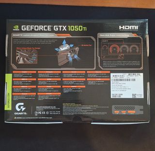 Tarjeta Gráfica Gigabyte GTX 1050 Ti 4GB GDDR5