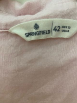 Camisa rosa manga corta