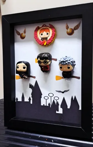Cuadro Mini Funkos Harry Potter