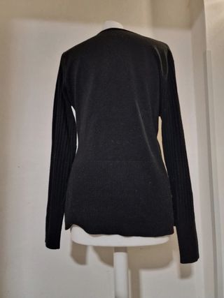 Pullover Lana Merino Nero Taglia M
