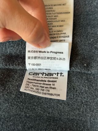 Cazadora Carhartt Vintage Talla XS