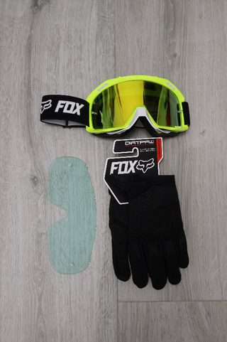 Pack FOX: Gafas + Guantes + Lente Extra 15