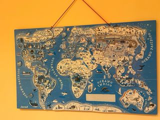 Mapa del mundo Janod para niños
