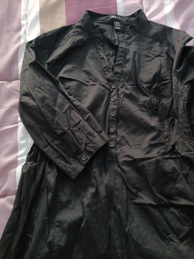Vestido premamá H&M Negro Talla XL