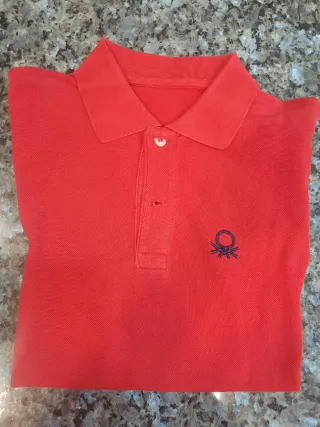 Polo Benetton Vermelho 12 Anos