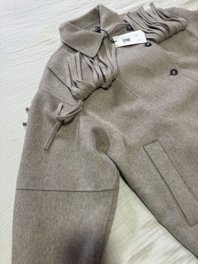 Saco Bimba y Lola mujer beige/gris