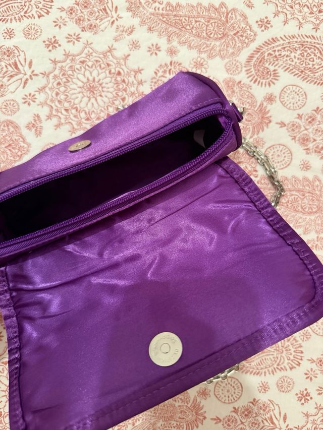 Bolso de fiesta morado