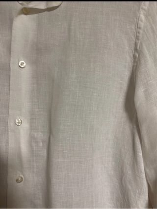 Camicia Lino Bianca Uomo