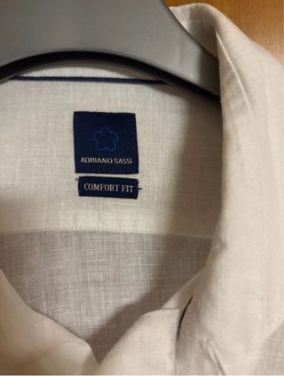 Camicia Lino Bianca Uomo