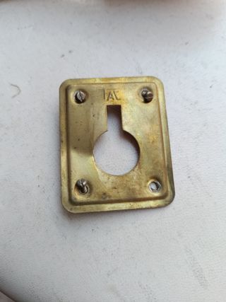 Cerrojo de seguridad metálico con cadena