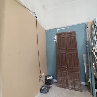 Puerta doble madera antigua