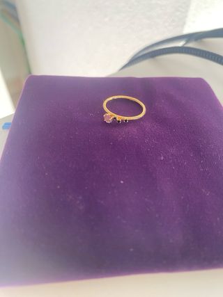 Conjunto Pdpaola Anillo y Pendientes Rosa Oro