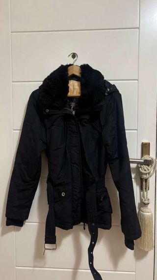 Anorak mujer con cuello borregado