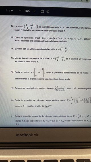 Resuelvo ejercicios y doy clases de matemáticas