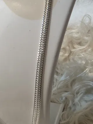 Cadena plata para hombre