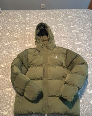 Abrigo Jordan acolchado verde oliva