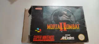 Mortal Kombat 2 SNES Caja y Manual
