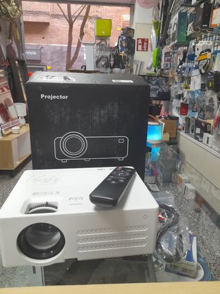 Proyector Blanco 1080P WiFi Bluetooth