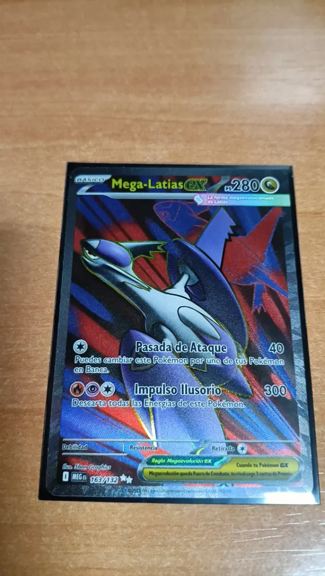 Carta Pokémon Mega-Latias EX 163/132